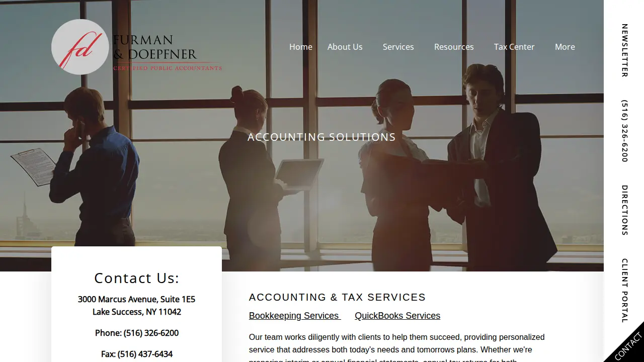 Furman & Doepfner, CPAs page