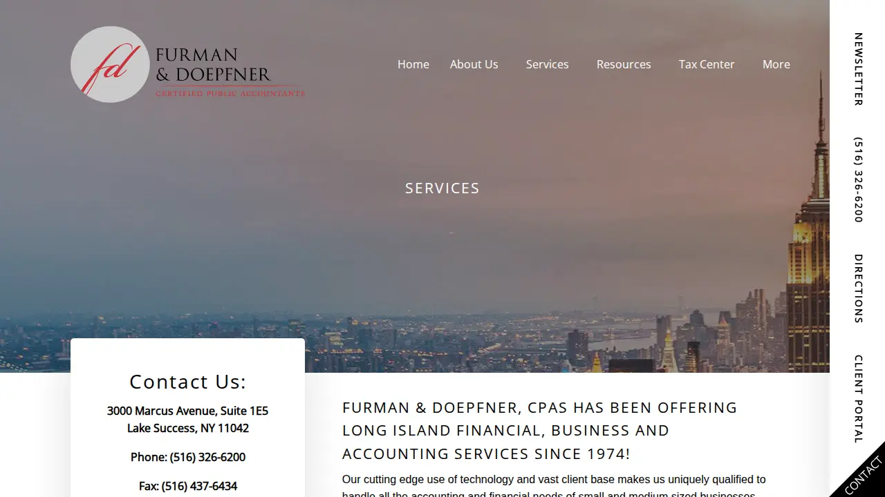 Furman & Doepfner, CPAs page