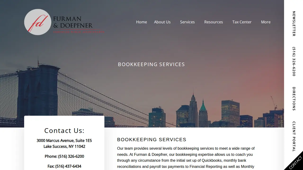 Furman & Doepfner, CPAs page