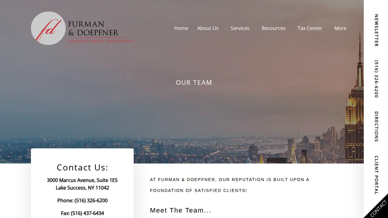 Furman & Doepfner, CPAs page
