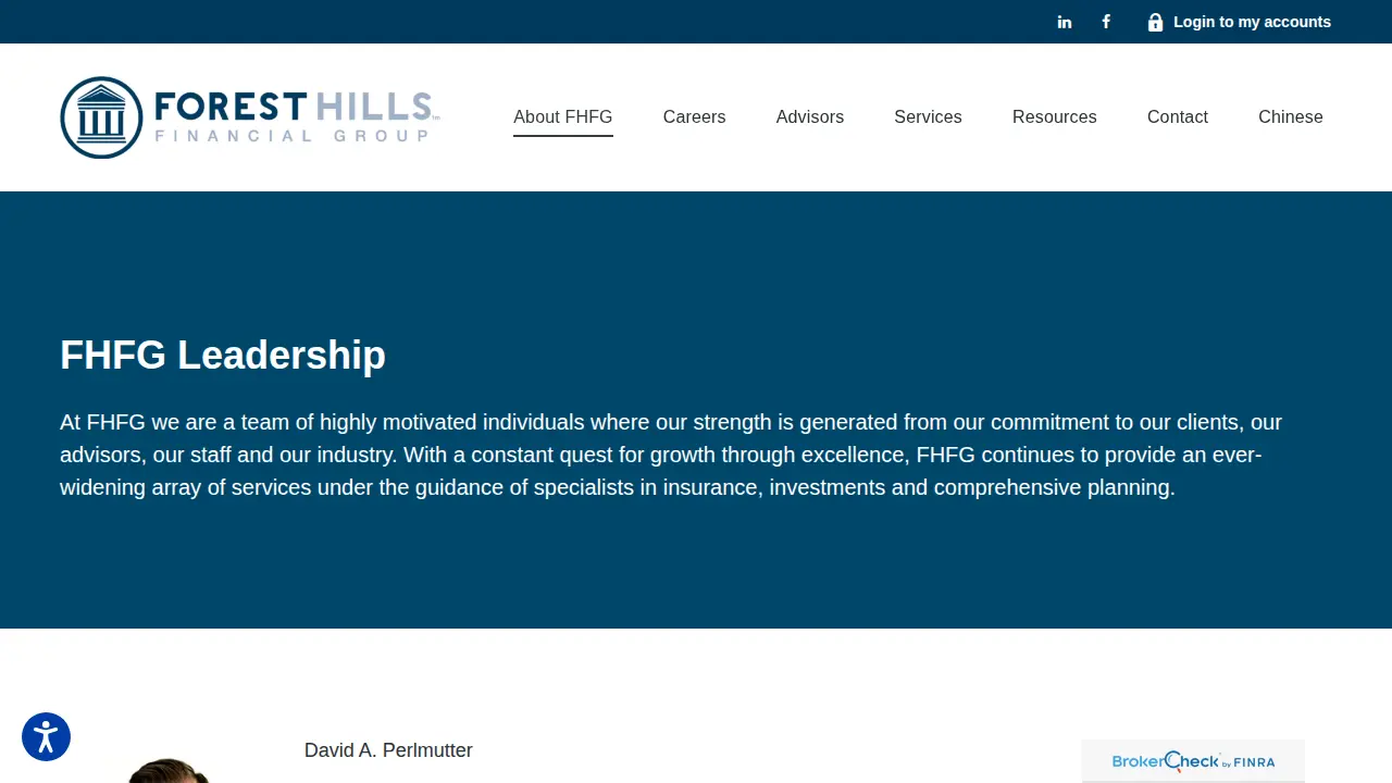 Forest Hills Financial Group page