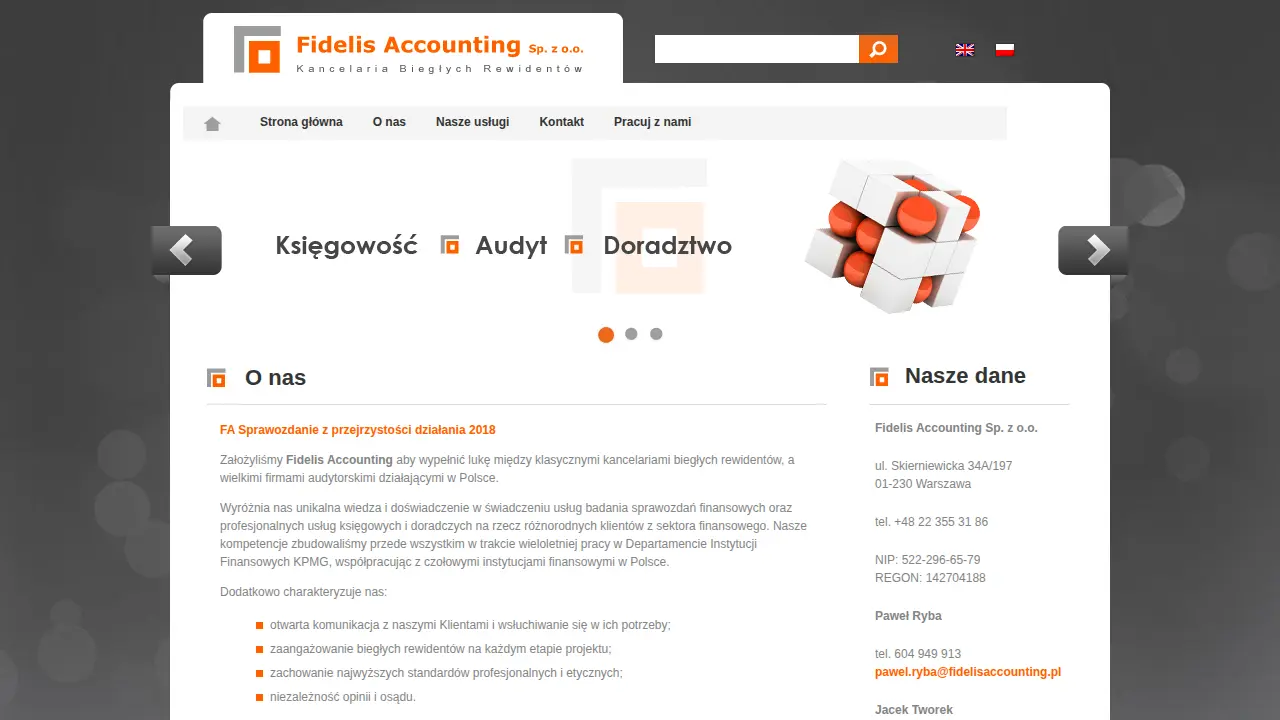 Fidelis Accounting Sp. z o.o. page