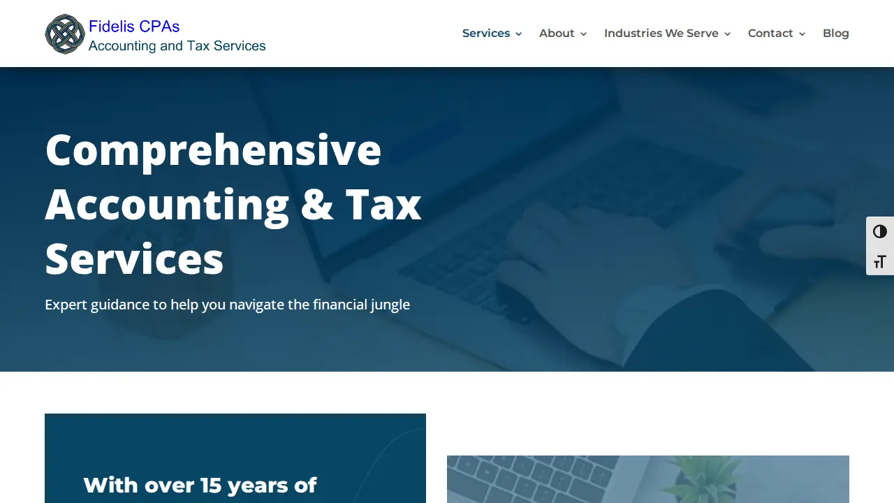 Fidelis CPAs page