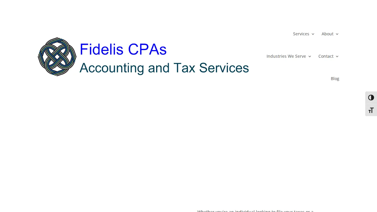 Fidelis CPAs page