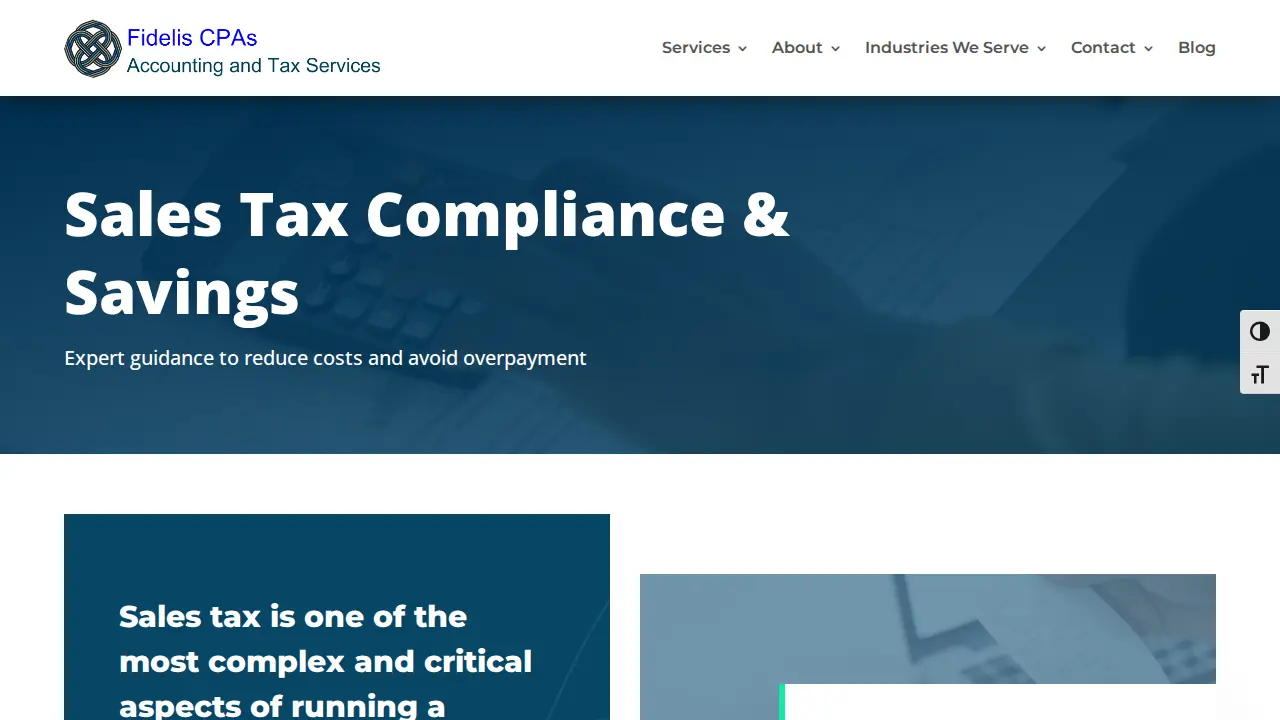 Fidelis CPAs page