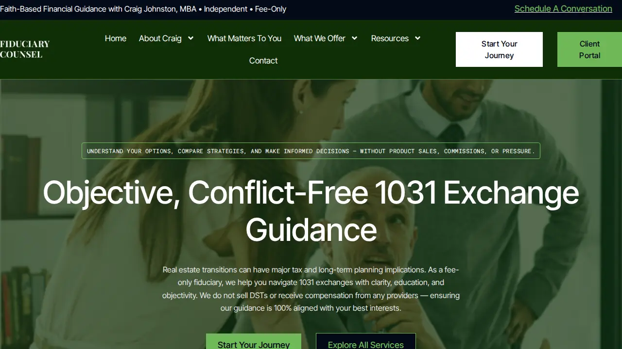 Fiduciary Counsel Inc page