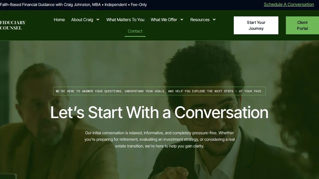 Fiduciary Counsel Inc page