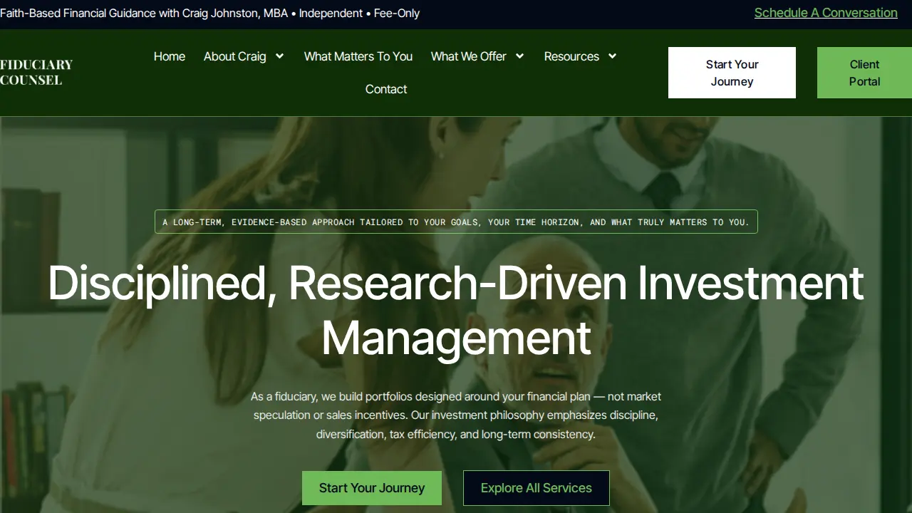 Fiduciary Counsel Inc page