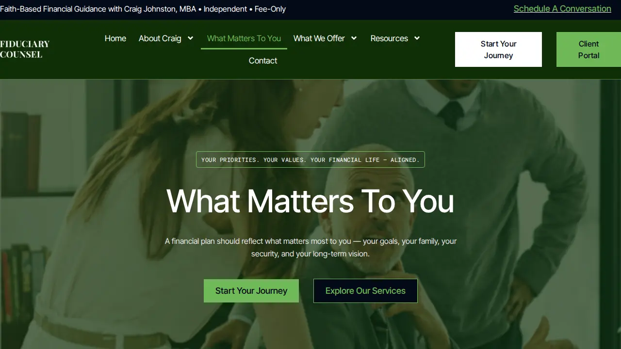 Fiduciary Counsel Inc page