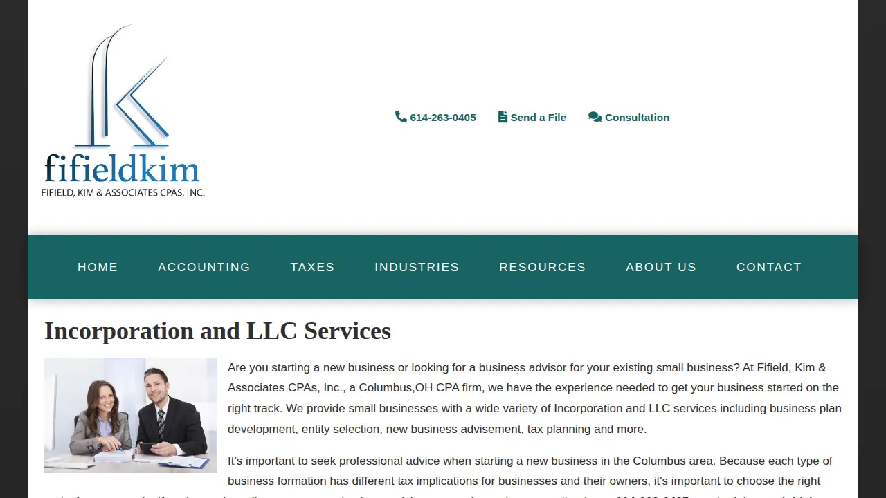Fifield, Kim & Associates CPAs, Inc. page
