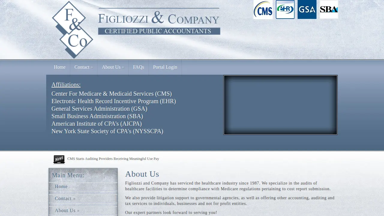 Figliozzi & Co PC page