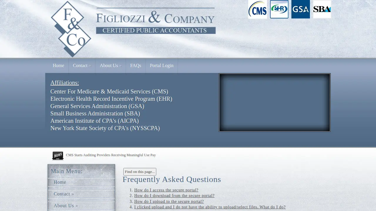 Figliozzi & Co PC page