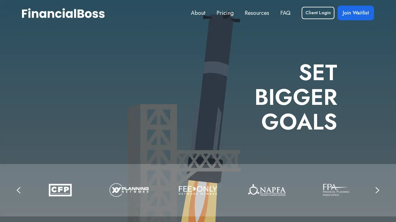 Financial Boss page