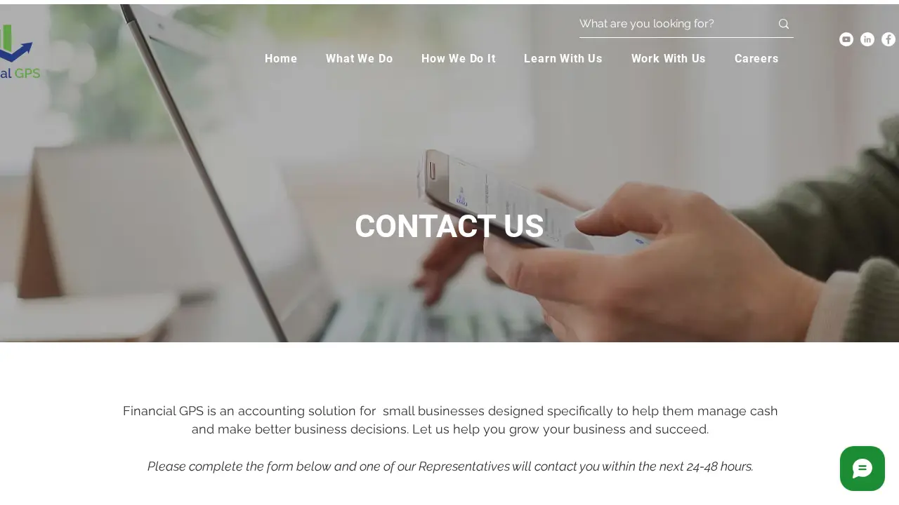 Financial GPS page