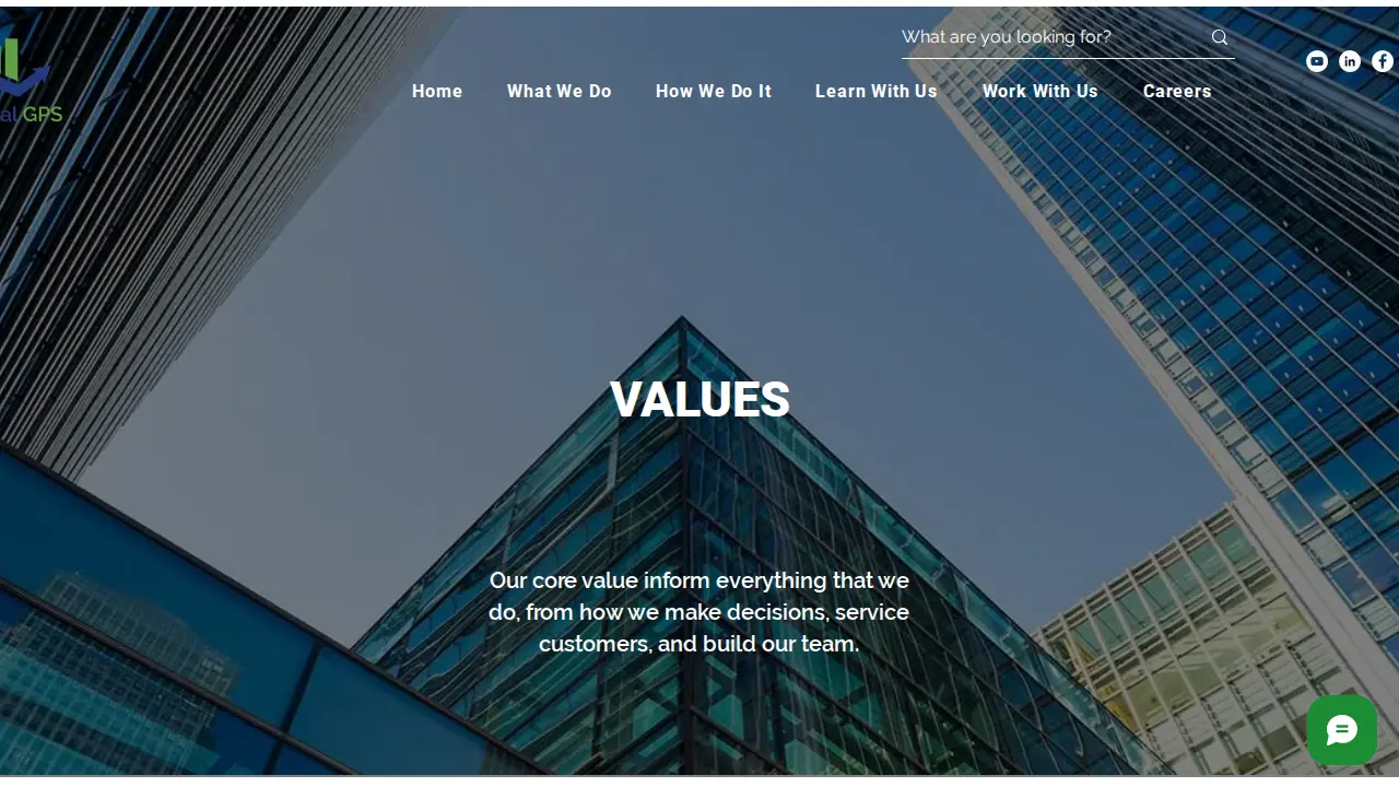 Financial GPS page