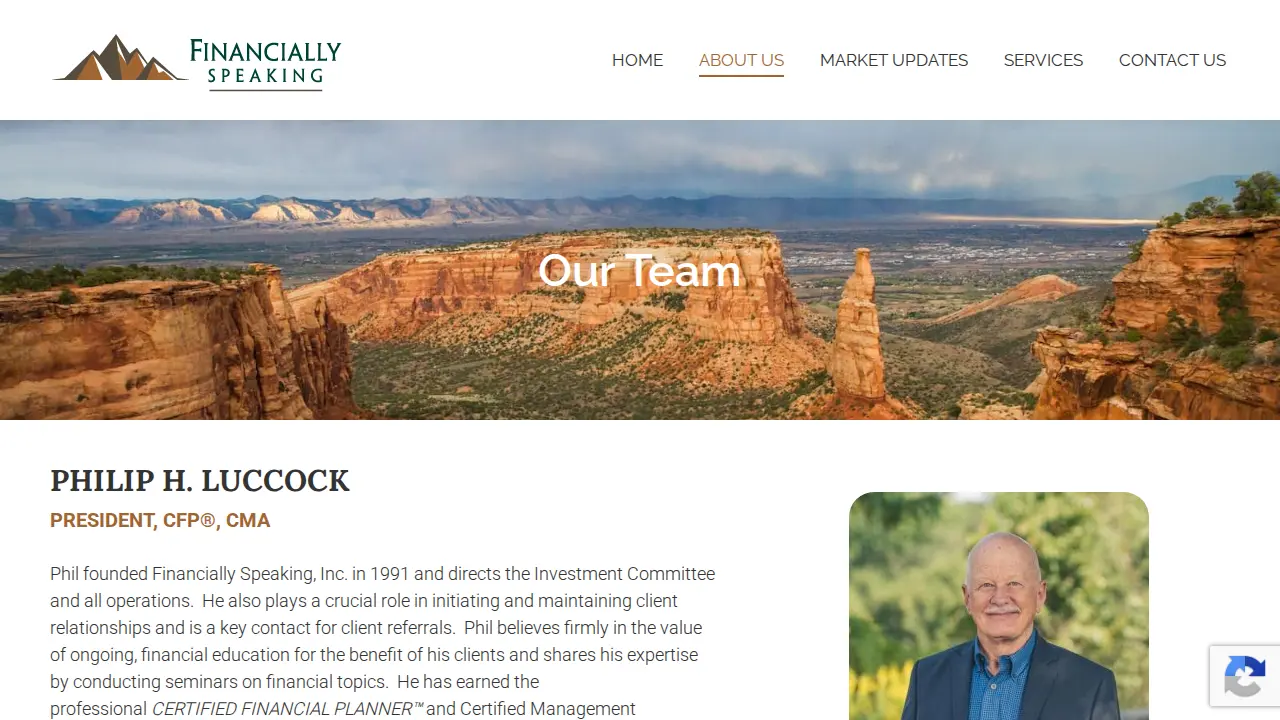 Financially Speaking, Inc. page