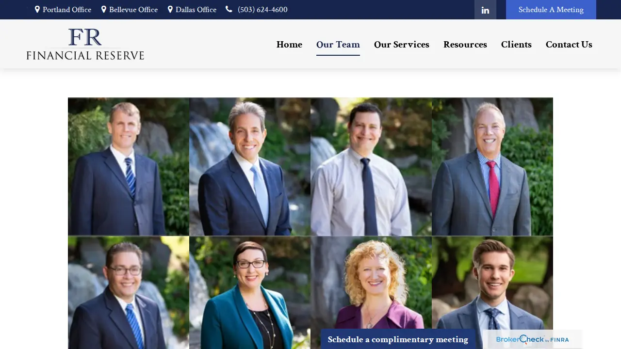 Financial Reserve page