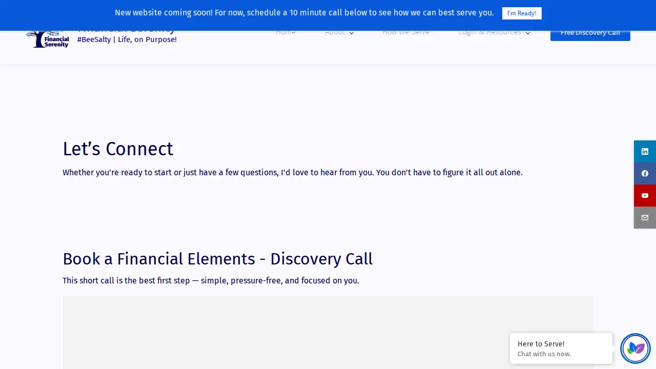 Financial Serenity - Ian Powell page
