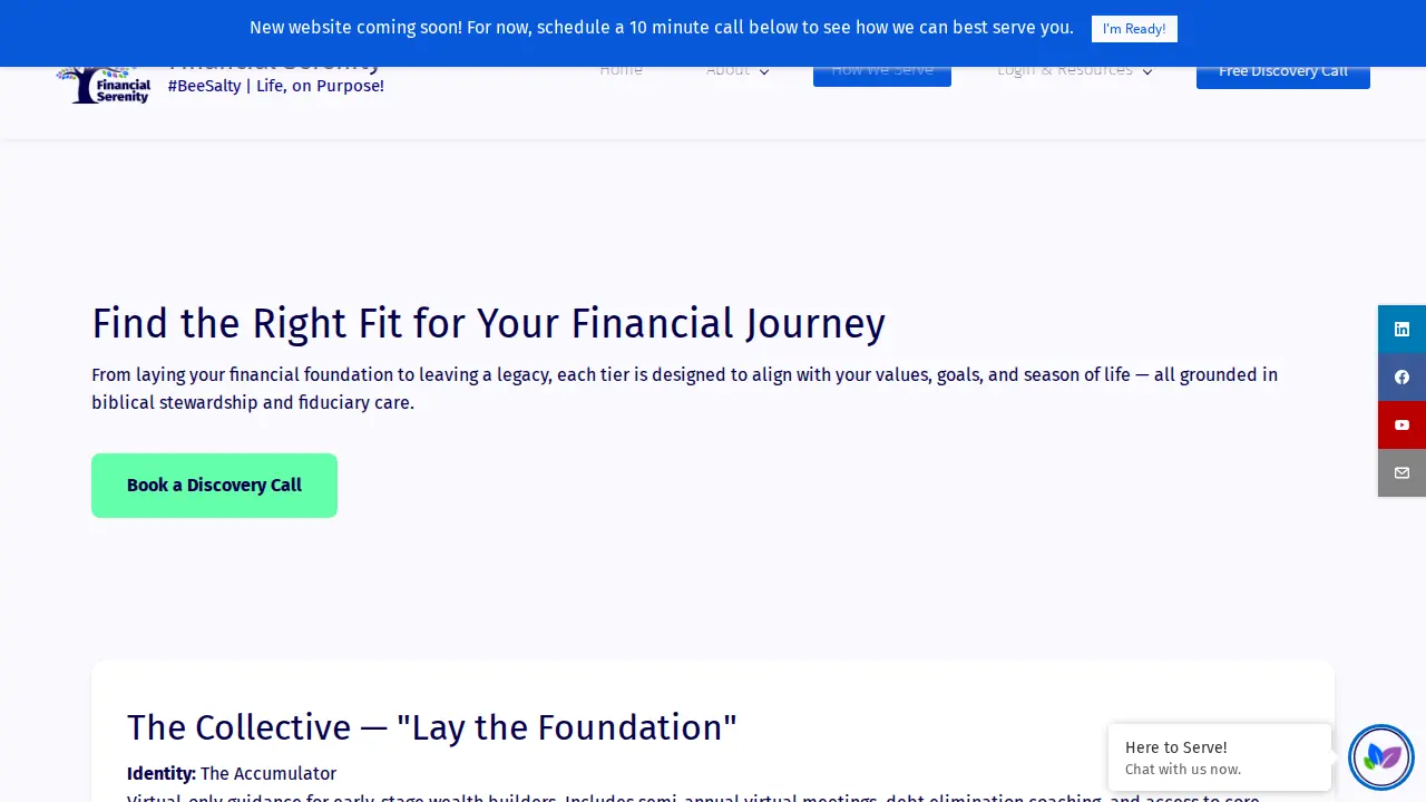 Financial Serenity - Ian Powell page
