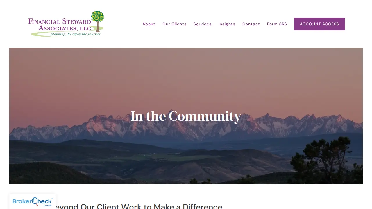 Financial Steward Associates, LLC page