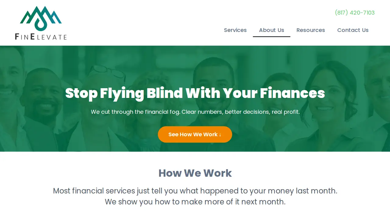 FinElevate page