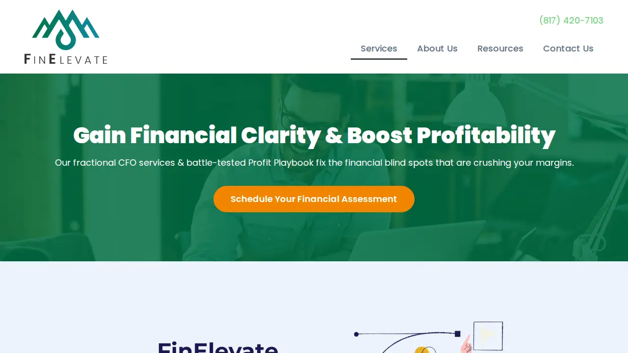 FinElevate page