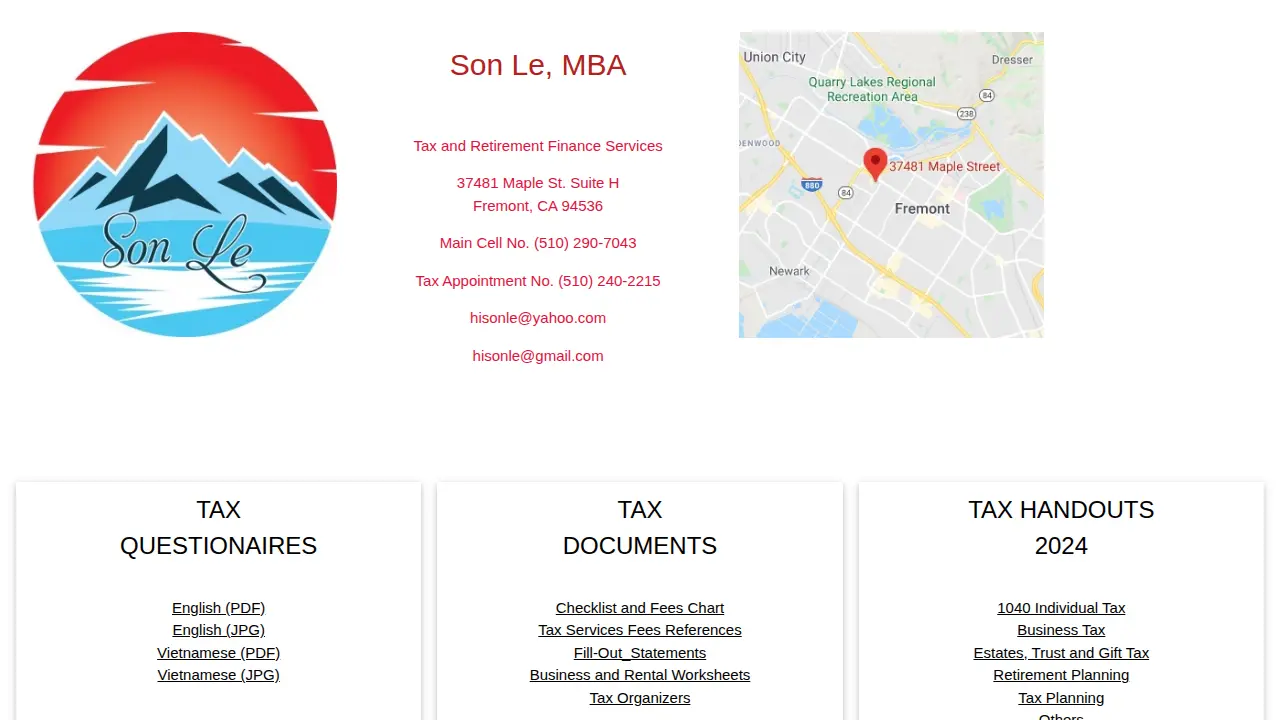 Son Le - Tax and Real Estate Services