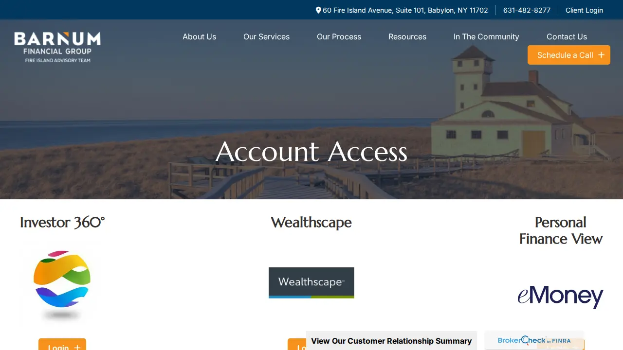Barnum Financial Group page