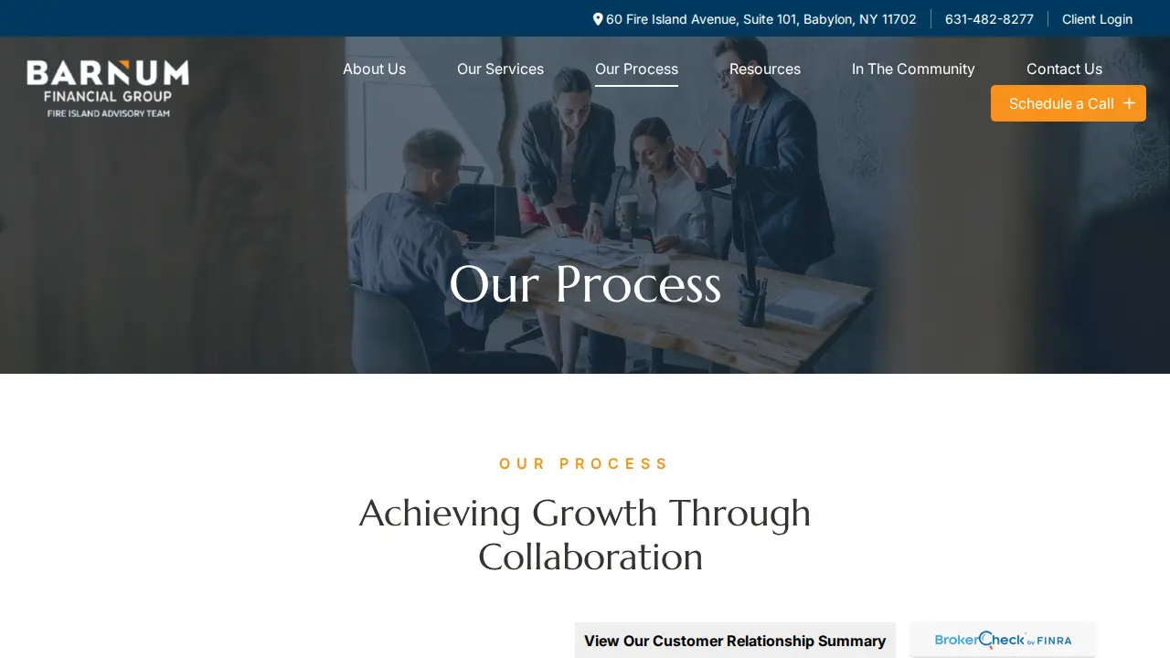 Barnum Financial Group page