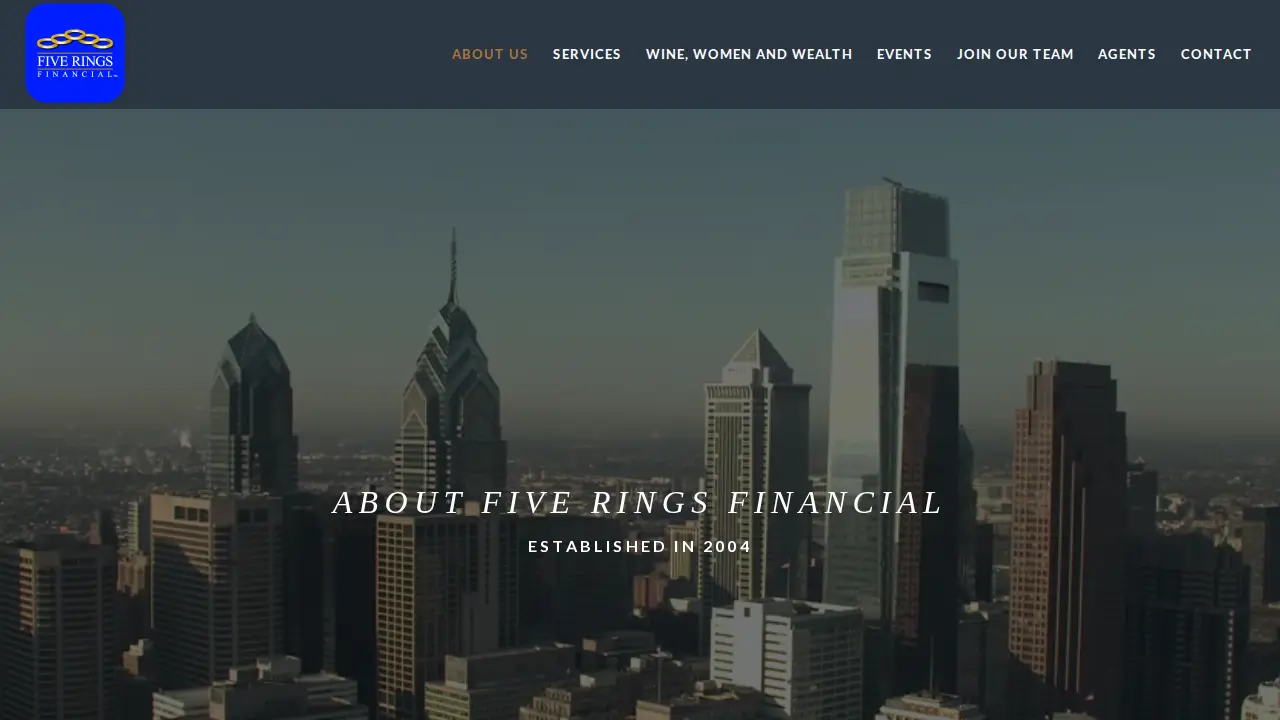 Five Rings Financial page