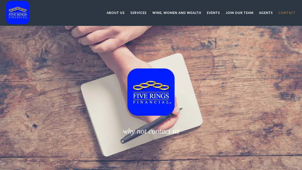 Five Rings Financial page