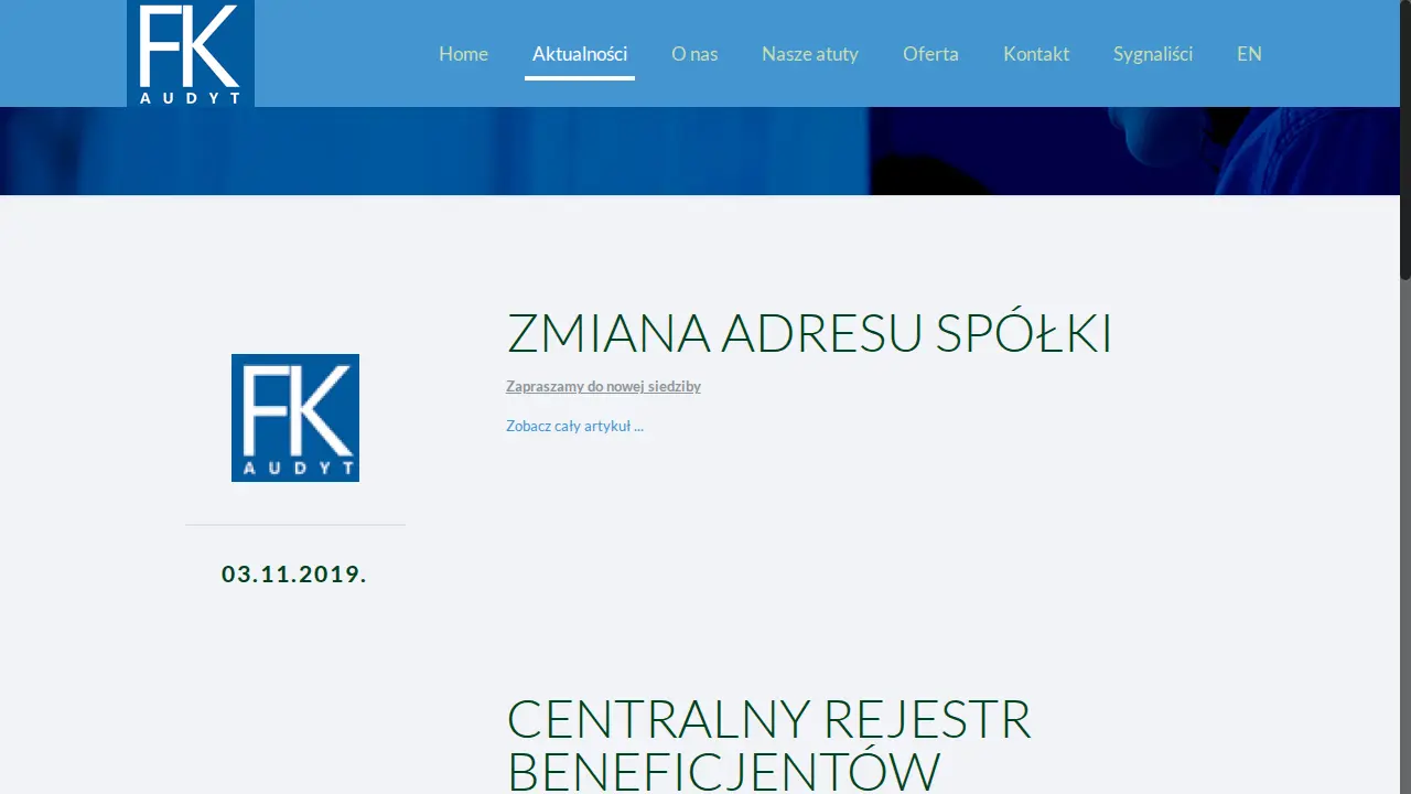 FK Audyt sp. z o.o. page