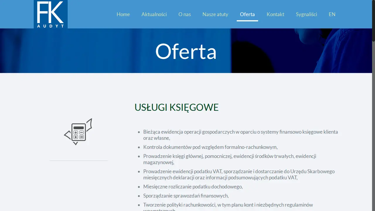 FK Audyt sp. z o.o. page