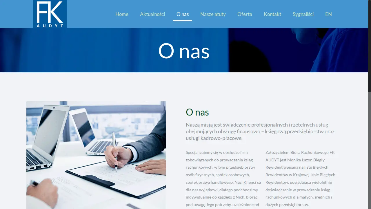 FK Audyt sp. z o.o. page
