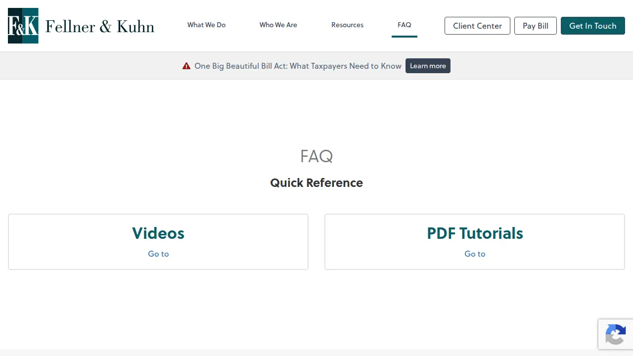 Fellner & Kuhn, LLP page