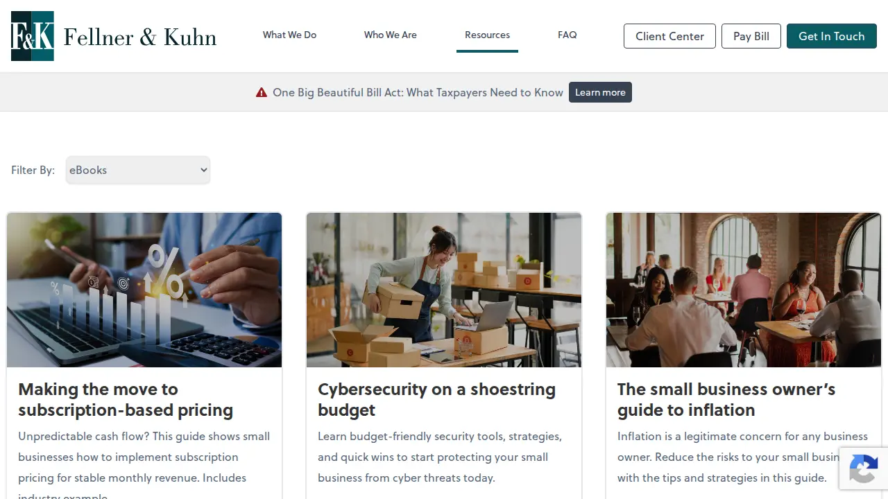 Fellner & Kuhn, LLP page