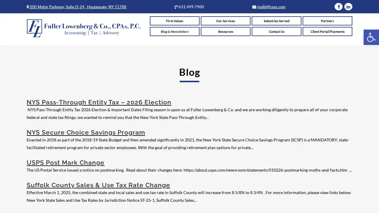 Fuller Lowenberg & Co., CPAs, P.C. page
