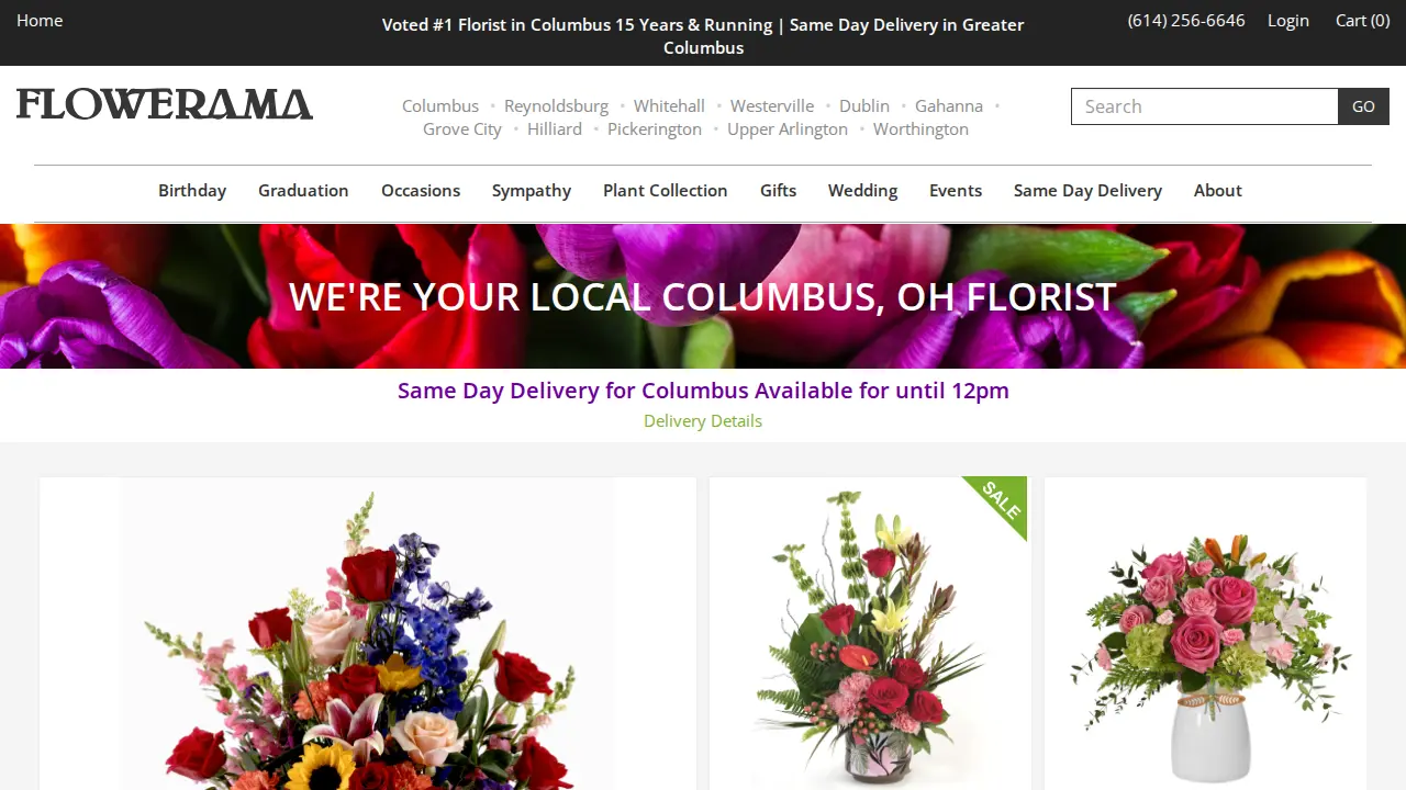 Flowerama page
