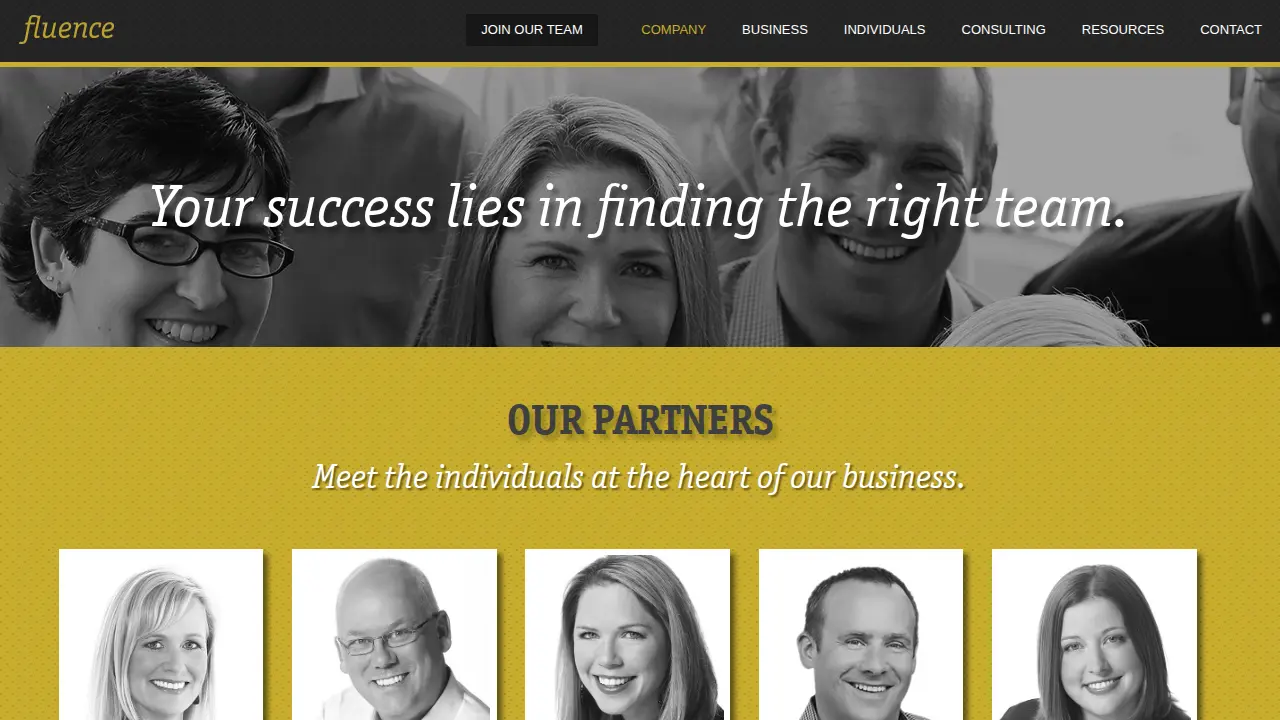 Fluence page