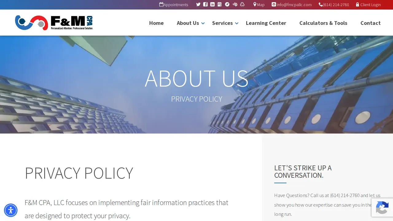 F&M CPA, LLC page