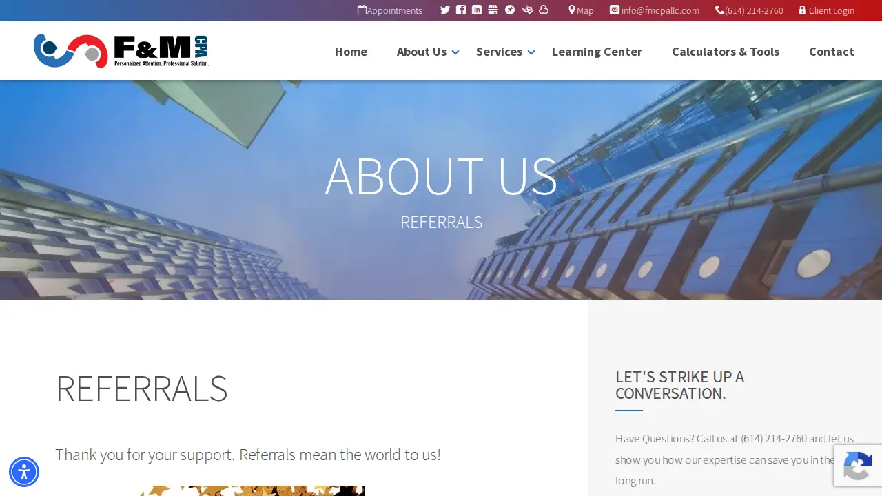 F&M CPA, LLC page