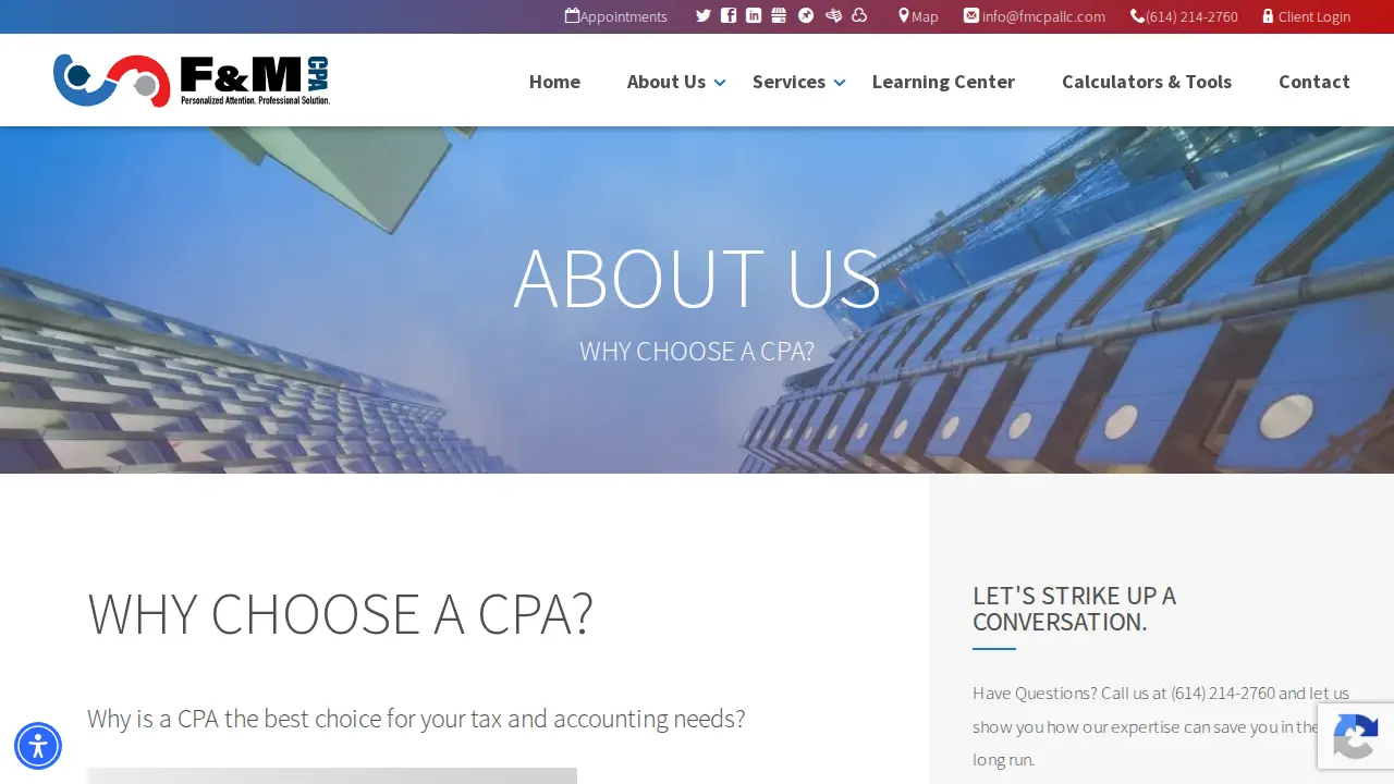 F&M CPA, LLC page
