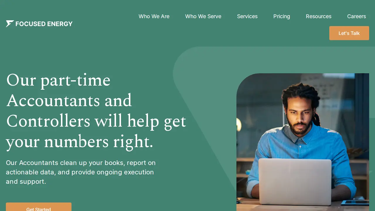 Focused Energy Fractional Advisors page