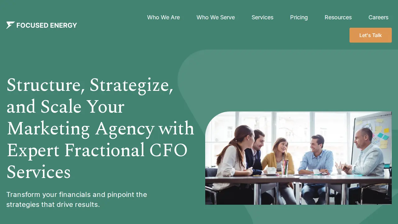 Focused Energy Fractional Advisors page