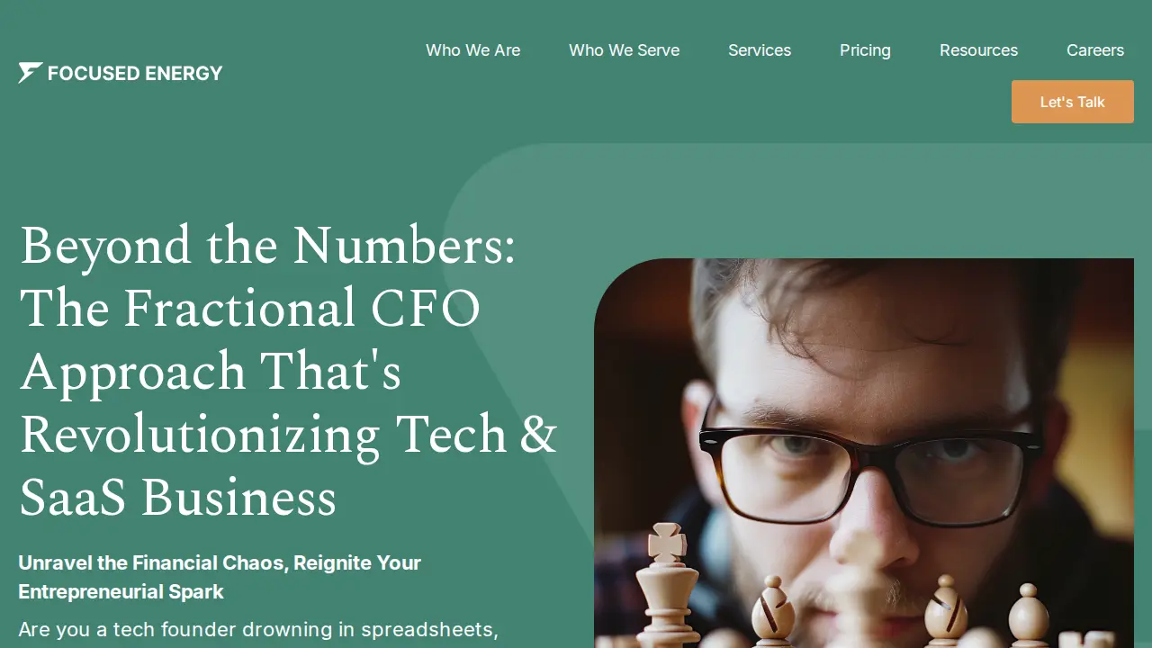 Focused Energy Fractional Advisors page