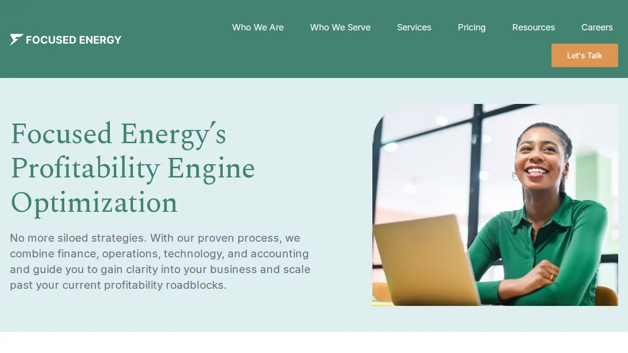 Focused Energy Fractional Advisors page