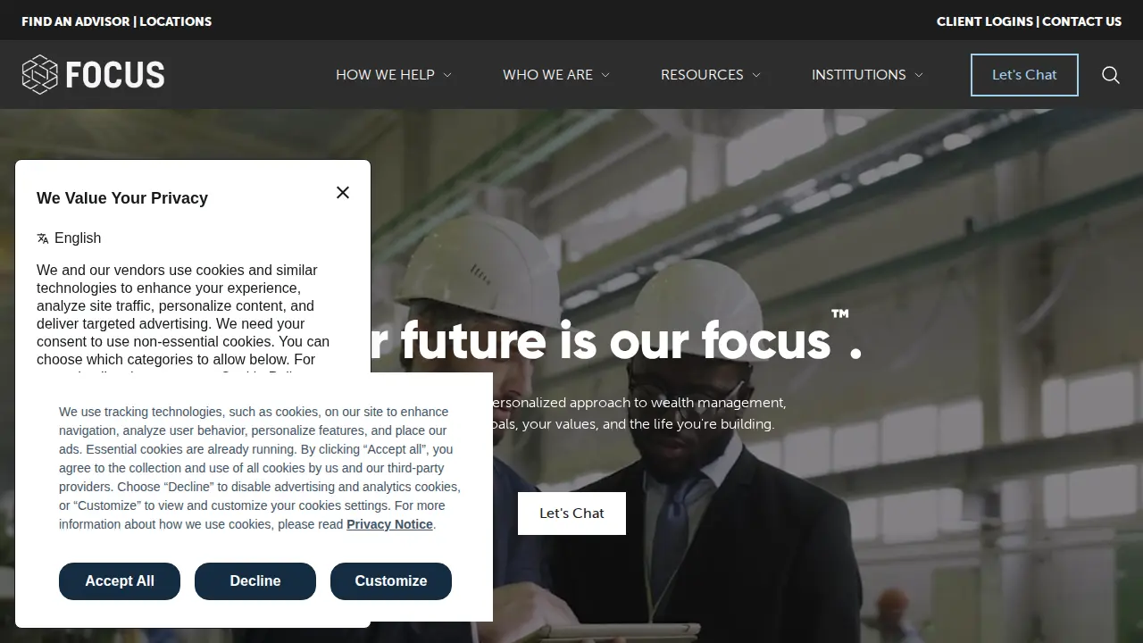 Focus Partners Wealth page