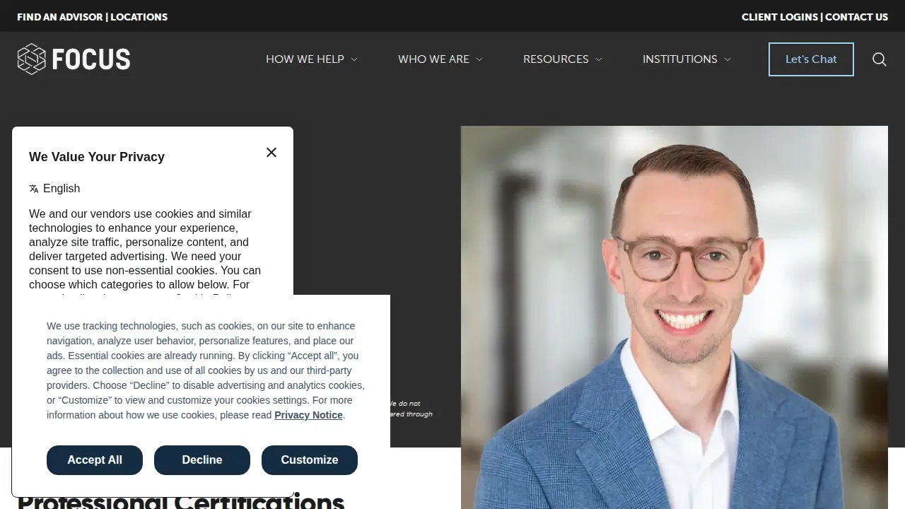 Focus Partners Wealth page