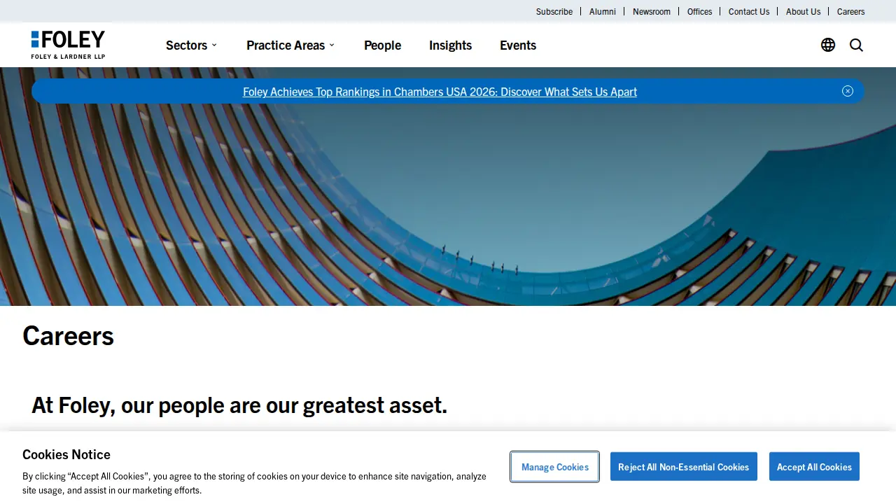 Foley & Lardner LLP page