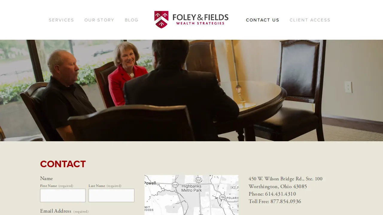Foley & Fields Wealth Strategies page